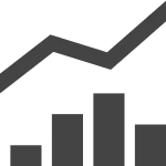 Line Bar Chart SVG Icon